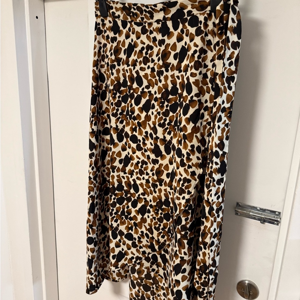 Amazon Women's Leopard Print Midi Skirt
